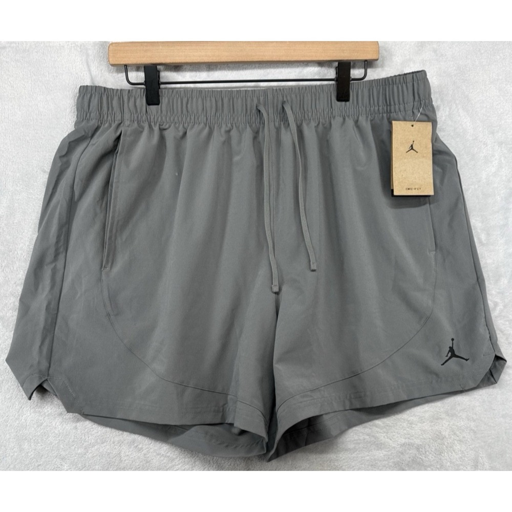 Jordan Dri-Fit Sport Woven Unlined Shorts Gray Nike Men's‎ Size 2XL NWT